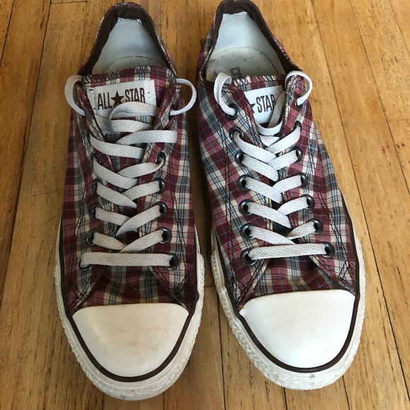 Men’s Converse Plaid Shoes - Picture 7 of 8